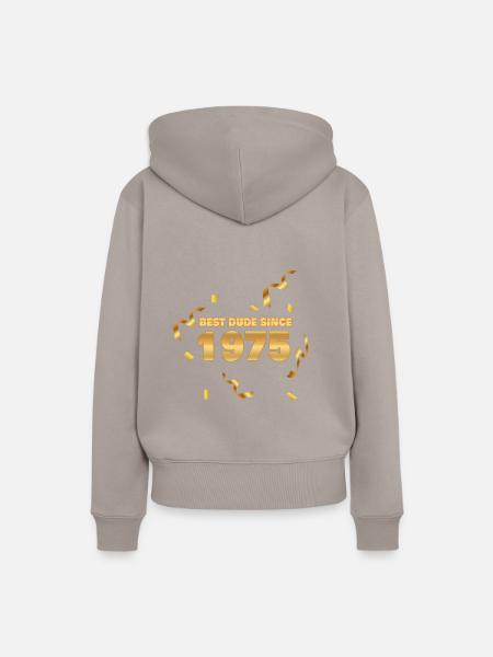 Best 1975 - Frauen Premium Bio Hoodie - Taupe