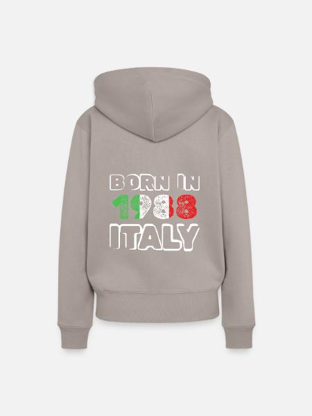 Jahr 1988 - Frauen Premium Bio Hoodie - Taupe