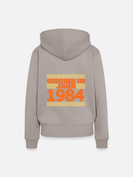 1984 - Frauen Premium Bio Hoodie - Taupe