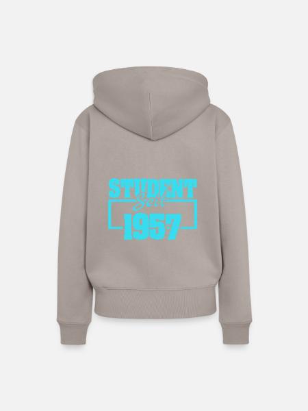 seit 1957 - Frauen Premium Bio Hoodie - Taupe