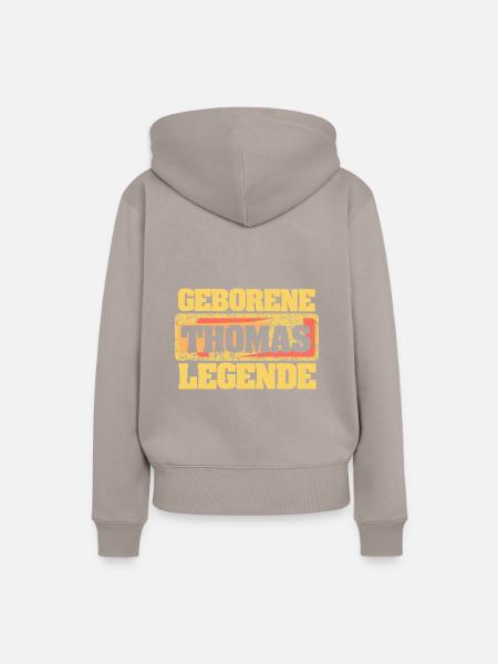als Thomas - Frauen Premium Bio Hoodie - Taupe