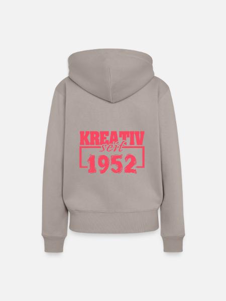 seit 1952 - Frauen Premium Bio Hoodie - Taupe
