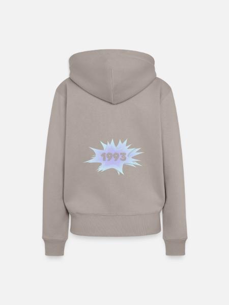Comic Sprechblase 1993 - Frauen Premium Bio Hoodie - Taupe
