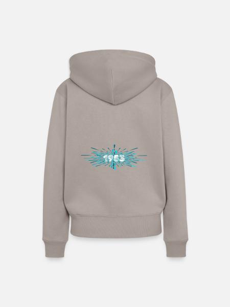 Wasser 1953 - Frauen Premium Bio Hoodie - Taupe