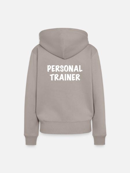 Personal Trainer - Frauen Premium Bio Hoodie - Taupe