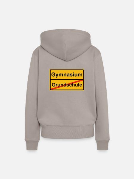 Gymnasium Grundschule Schulwechsel weiterführende - Frauen Premium Bio Hoodie - Taupe