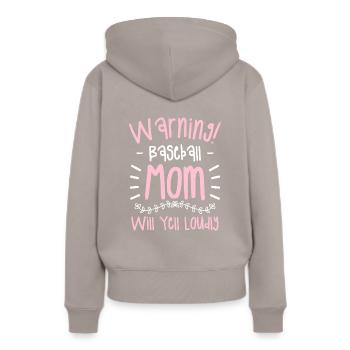 I'm The Crazy Rehab Nurse They Warned You About RN - Sweat à capuche Premium bio Femme - taupe - Dos - Julia (174cm)