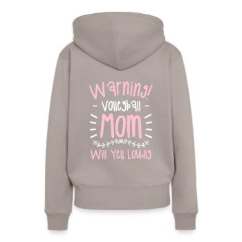 I'm The Crazy Rehab Nurse They Warned You About RN - Sweat à capuche Premium bio Femme - taupe - Dos - Julia (174cm)
