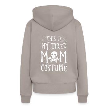 I'm The Crazy Rehab Nurse They Warned You About RN - Sweat à capuche Premium bio Femme - taupe - Dos - Julia (174cm)