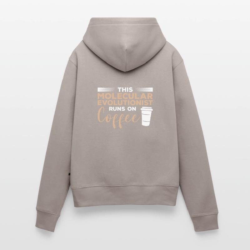 This Molecular Evolutionist Runs On Coffee Women’s Premium Organic Hoodie