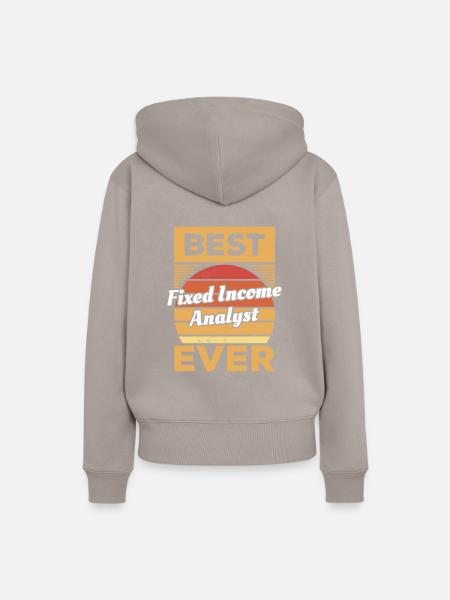 Bester Fixed-Income-Analyst aller Zeiten - Frauen Premium Bio Hoodie - Taupe