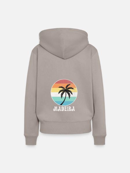 Madeira - Frauen Premium Bio Hoodie - Taupe