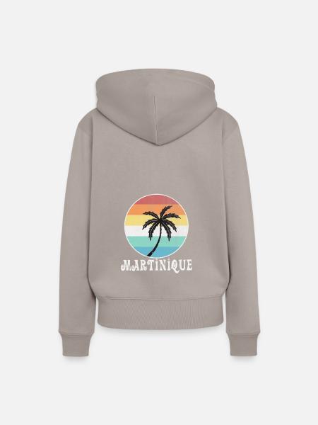 Martinique - Frauen Premium Bio Hoodie - Taupe
