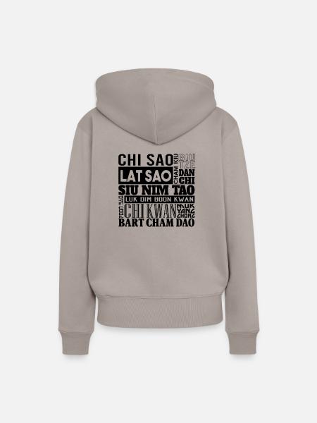 Kampfkunst - Frauen Premium Bio Hoodie - Taupe