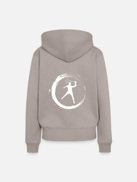 Squash - Frauen Premium Bio Hoodie - Taupe