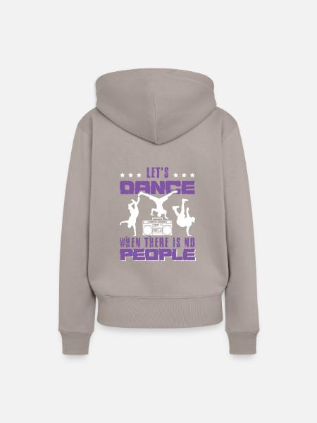 breakdance tanzen - Frauen Premium Bio Hoodie - Taupe
