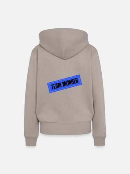 Team Mitglied - Frauen Premium Bio Hoodie - Taupe