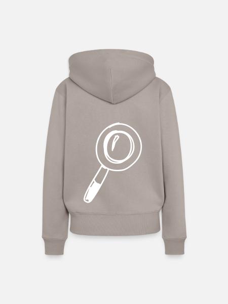 Lupe - Frauen Premium Bio Hoodie - Taupe