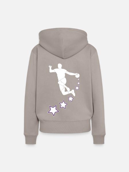 STAR 2 - Frauen Premium Bio Hoodie - Taupe