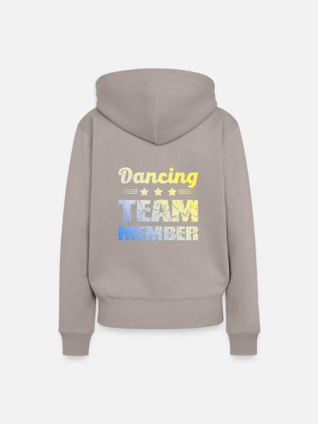 Dancing Team - Frauen Premium Bio Hoodie - Taupe