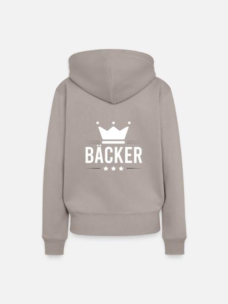 Bäcker Beruf - Frauen Premium Bio Hoodie - Taupe