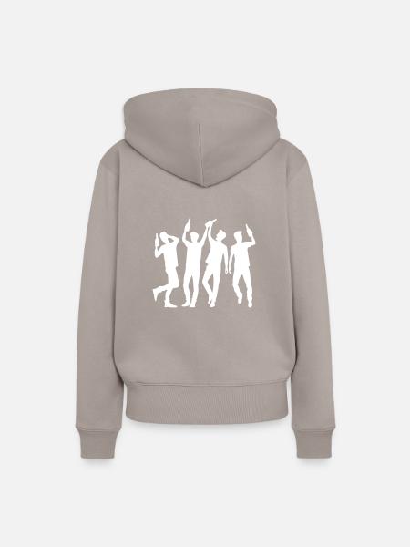Junggesellenabschied Party Gruppe - Frauen Premium Bio Hoodie - Taupe