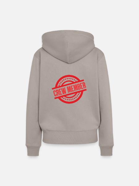 Crew Mitglied - Frauen Premium Bio Hoodie - Taupe