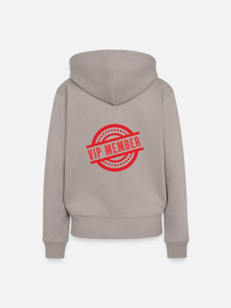 Vip Mitglied - Frauen Premium Bio Hoodie - Taupe