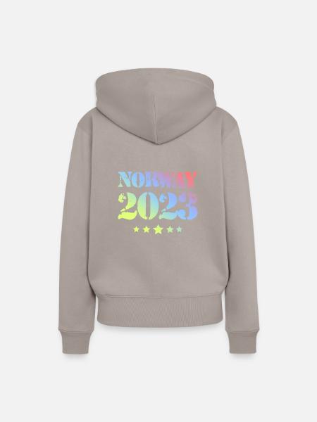 Norway 2023 - Frauen Premium Bio Hoodie - Taupe