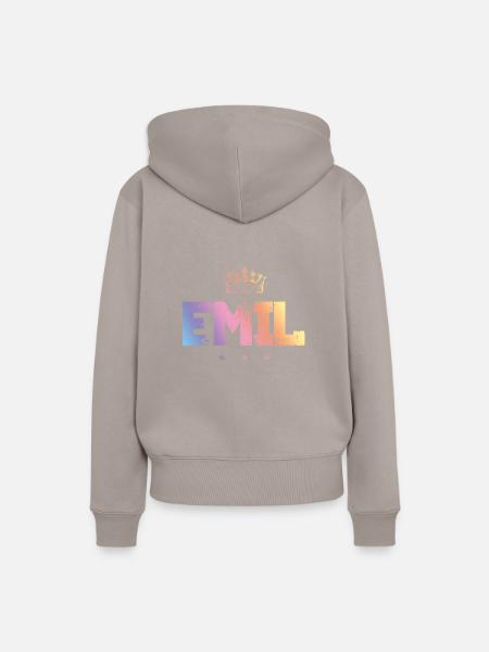 Emil - Frauen Premium Bio Hoodie - Taupe