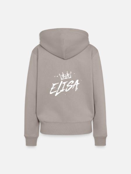 Elisa - Frauen Premium Bio Hoodie - Taupe