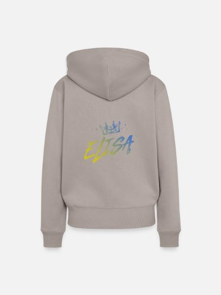Elisa - Frauen Premium Bio Hoodie - Taupe