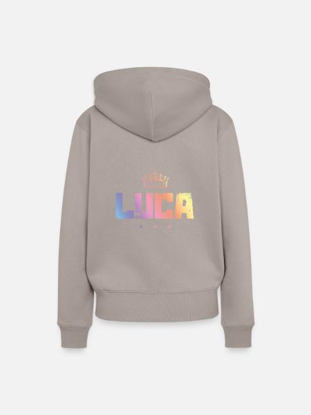 Luca - Frauen Premium Bio Hoodie - Taupe
