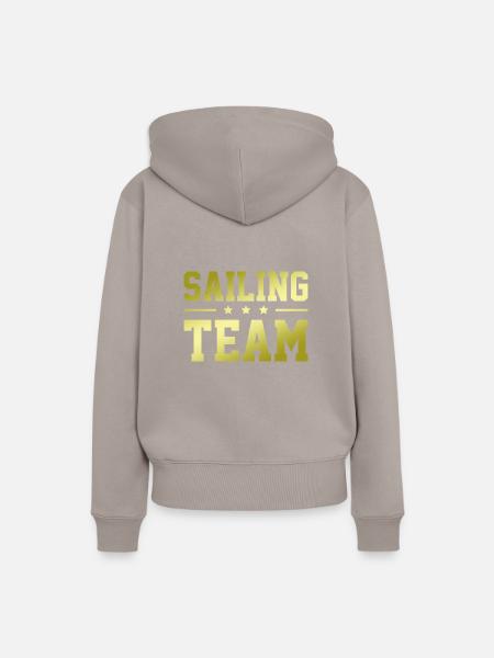 Sailing Team - Frauen Premium Bio Hoodie - Taupe