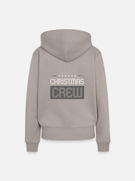 Christmas Crew - Frauen Premium Bio Hoodie - Taupe