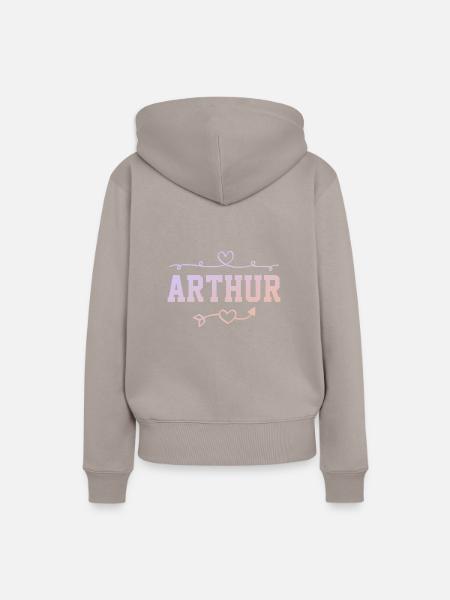 Arthur - Frauen Premium Bio Hoodie - Taupe