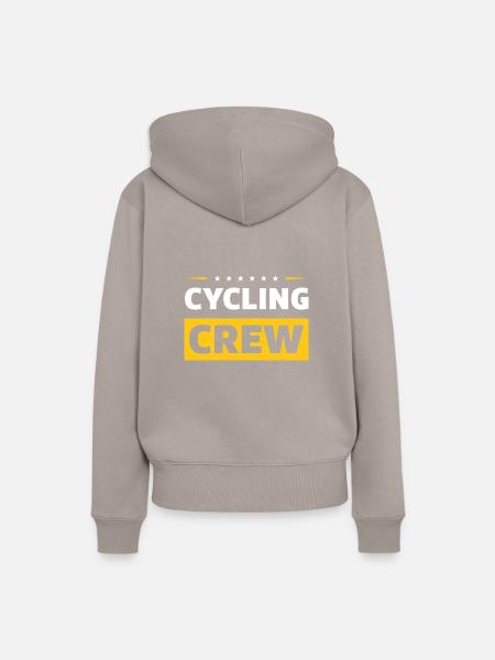 Cycling Crew - Frauen Premium Bio Hoodie - Taupe