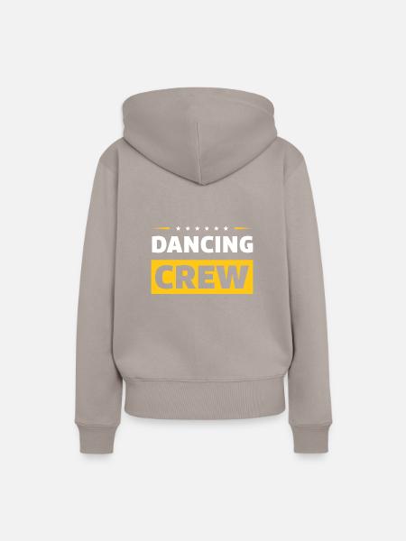 Dancing Crew - Frauen Premium Bio Hoodie - Taupe