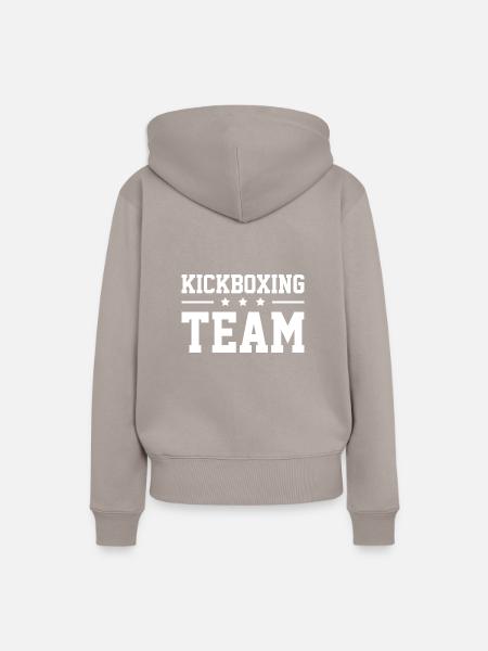 Kickboxing Team - Frauen Premium Bio Hoodie - Taupe