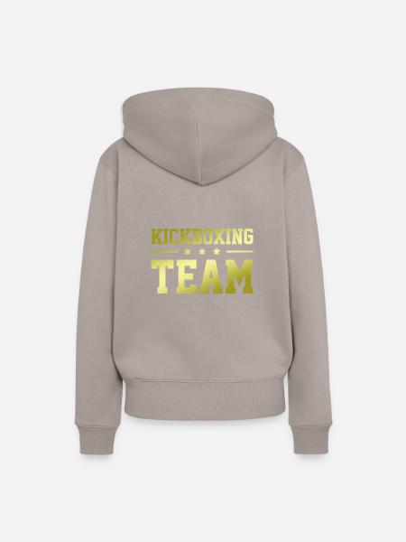 Kickboxing Team - Frauen Premium Bio Hoodie - Taupe
