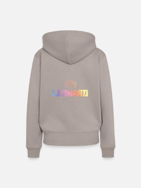 Leonard - Frauen Premium Bio Hoodie - Taupe