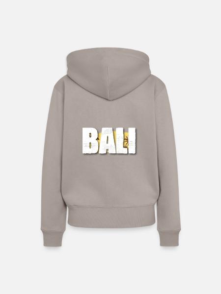 Bali - Frauen Premium Bio Hoodie - Taupe