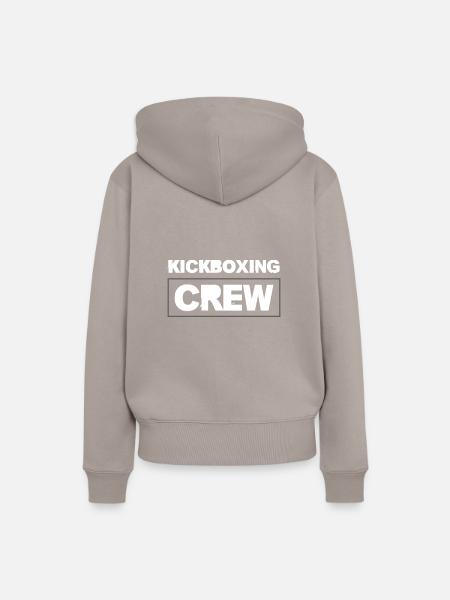 Kickboxing Crew - Frauen Premium Bio Hoodie - Taupe
