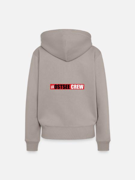 Ostsee Crew - Frauen Premium Bio Hoodie - Taupe
