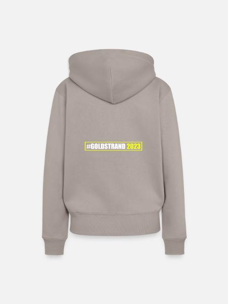 Goldstrand 2023 - Frauen Premium Bio Hoodie - Taupe