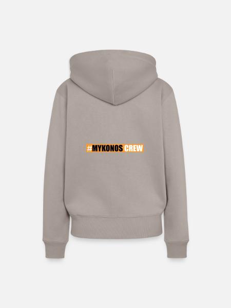 Mykonos Crew - Frauen Premium Bio Hoodie - Taupe