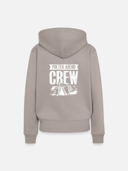 Polter Abend Crew - Frauen Premium Bio Hoodie - Taupe