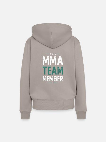 Mma Team - Frauen Premium Bio Hoodie - Taupe