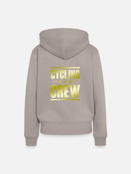Cycling Crew - Frauen Premium Bio Hoodie - Taupe
