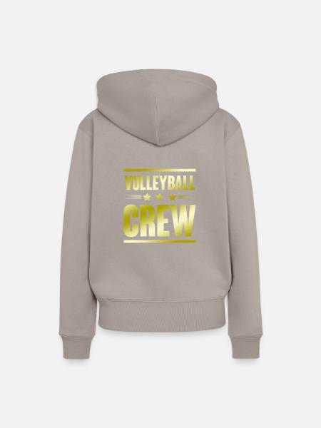 Volleyball Crew - Frauen Premium Bio Hoodie - Taupe